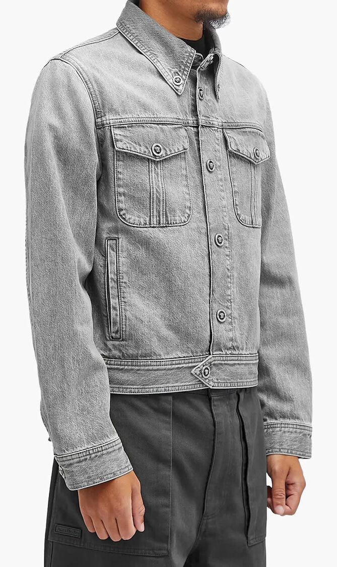 Stone Wash Denim Jacket
