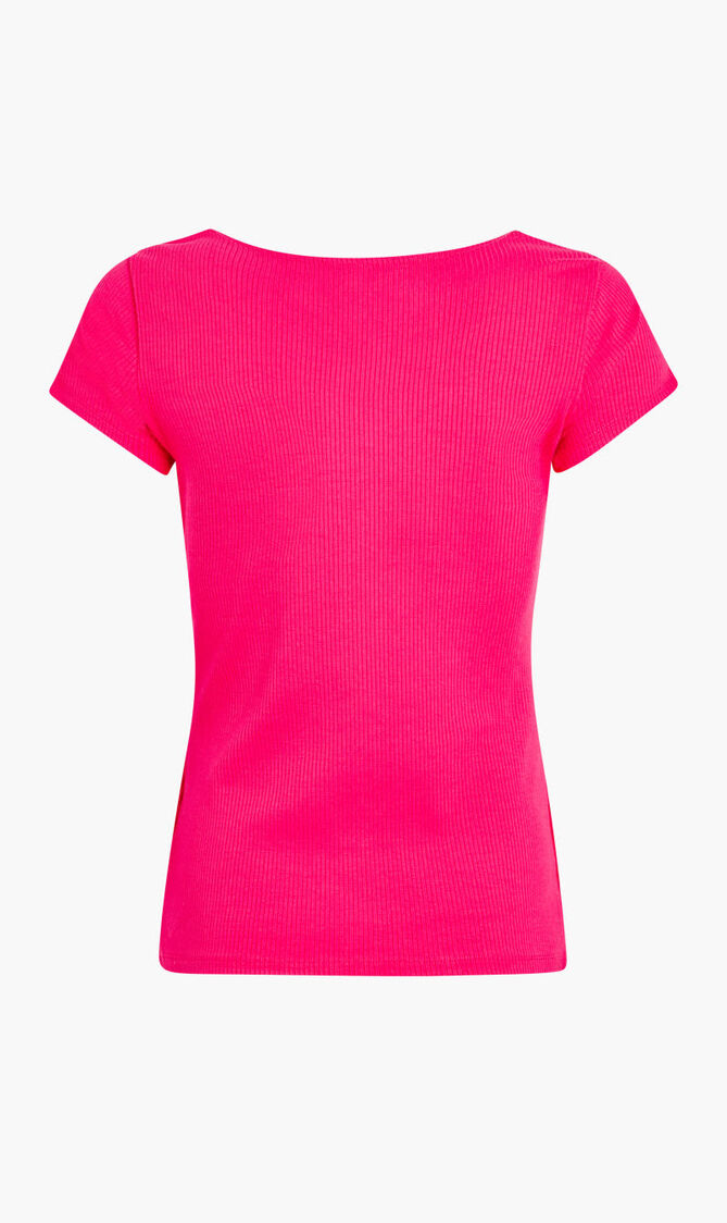Karlee Jewel Button Henley T-shirt