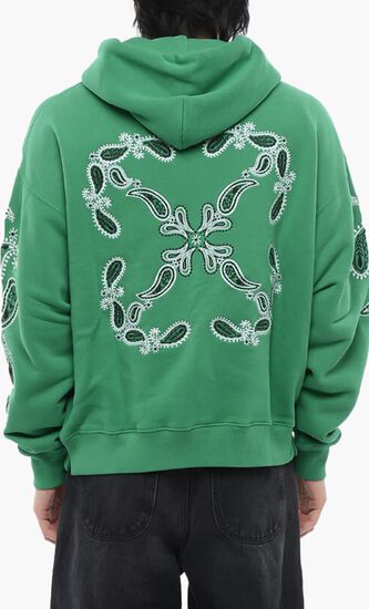 BANDANA ARR SKATE HOODIE COLLEGE GREEN W
