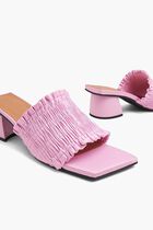 Smock Kitten Heel Mule