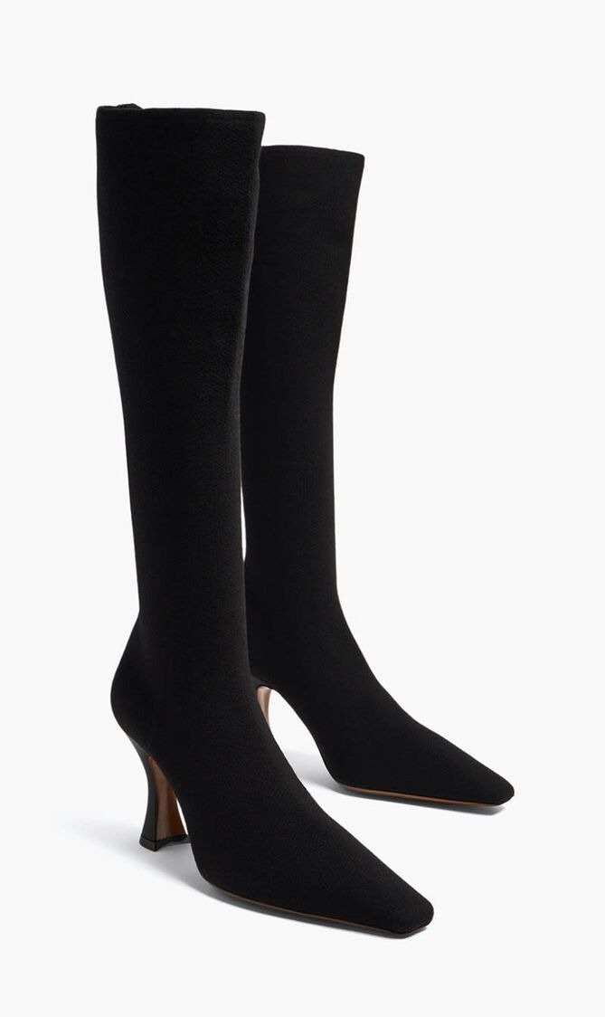 Ran Under The Knee Knit Boots