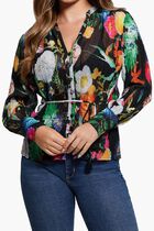 Garden Print Lisette top