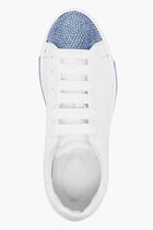 WHITE CALF SILVER SHADE STRASS