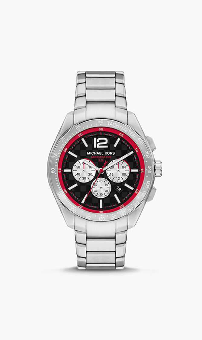 Oversized Accelerator 2.0 Silver-Tone Watch
