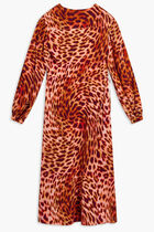 DRESS CHEETAH PRINT SILK CDC