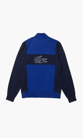 Bi Color Pique Sweatshirt