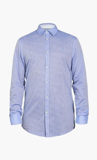 Weaving Striped Shirt