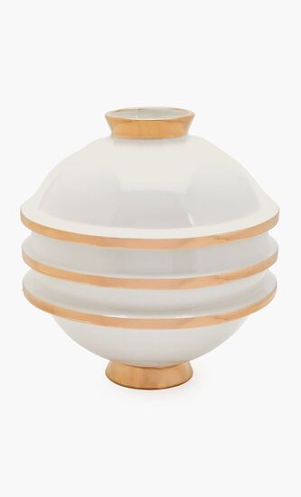 Orbit Vase Small White