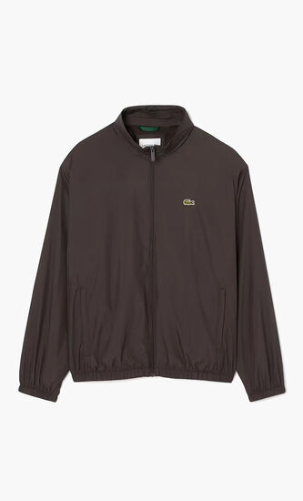 Water Repellent Hooded Track Jacket