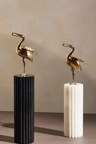 Heron Column  Large Black