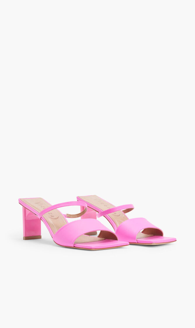 SANDAL MULES LOW HEEL