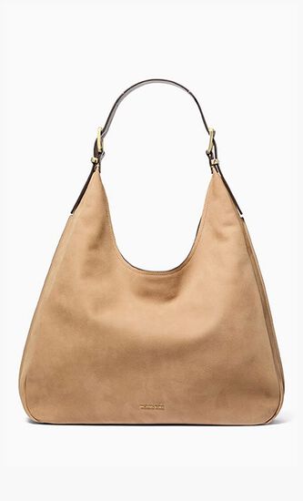 Nolita Large Nubuck Hobo Shoulder Bag