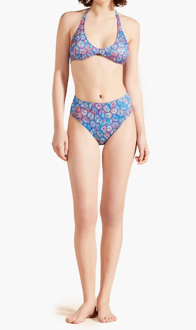 Carapaces Multicolored High Waist Bikini Bottom
