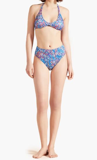 Carapaces Multicolored High Waist Bikini Bottom