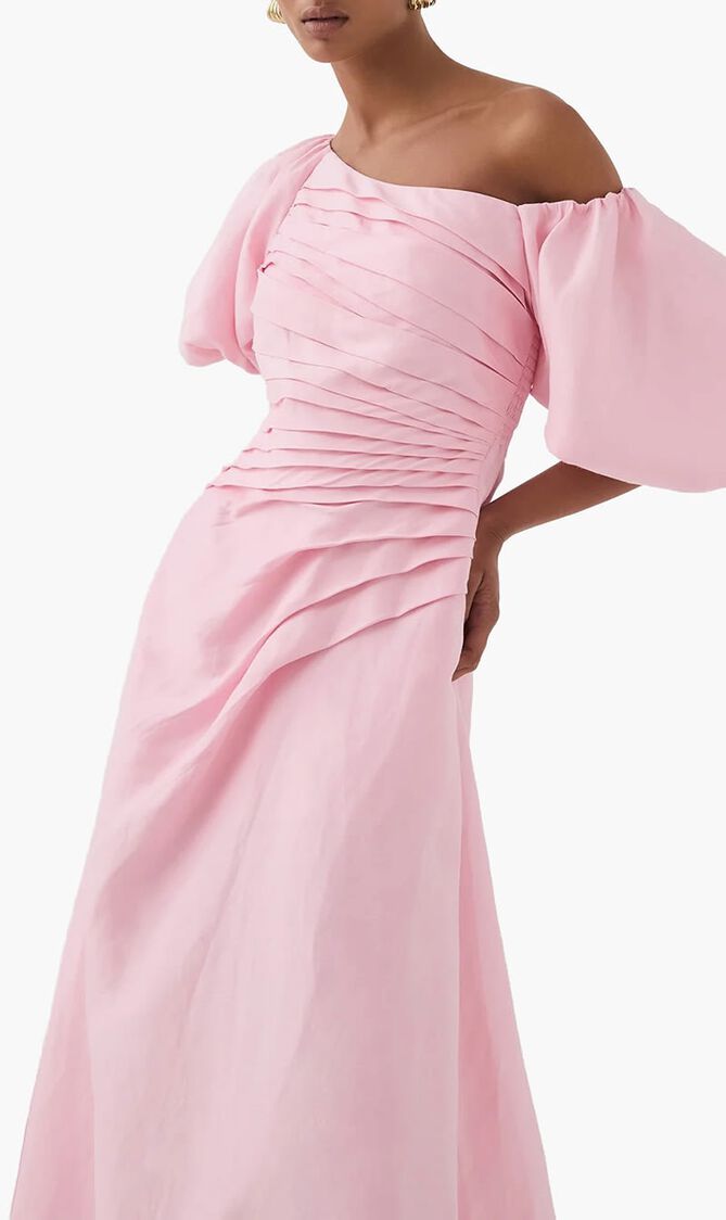 Cadence Ruched Midi Dress