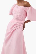 Cadence Ruched Midi Dress
