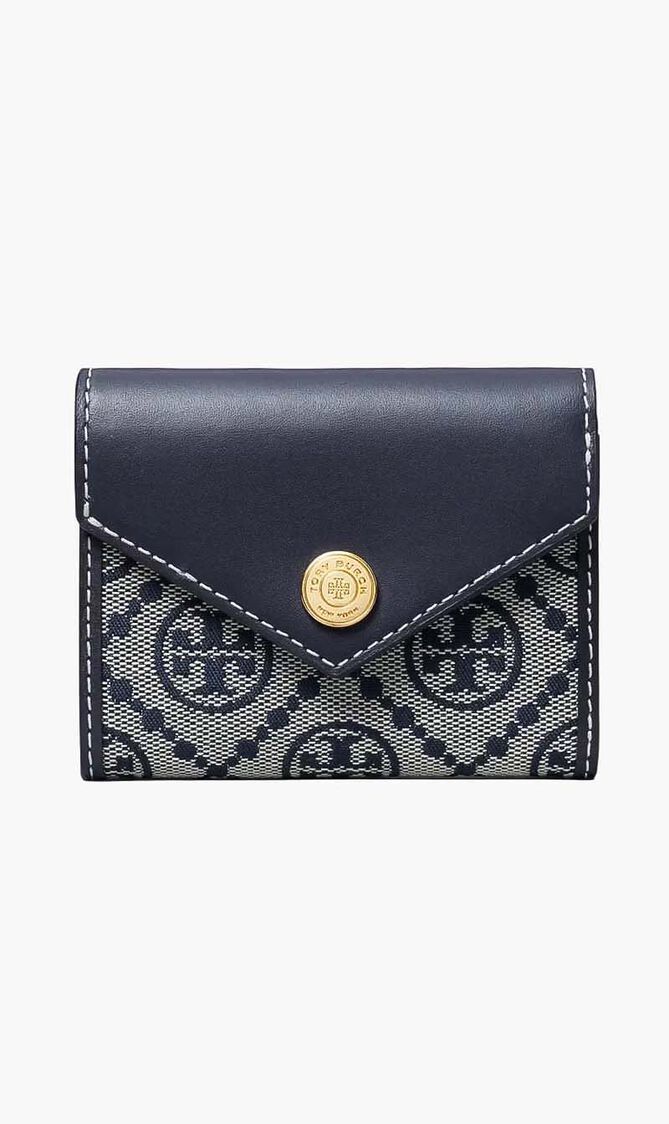 T Monogram Small Envelope Wallet