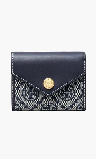 T Monogram Small Envelope Wallet