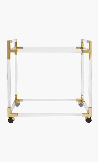 Jacques Bar Cart Clear