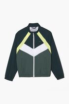 Recycled Fiber Colourblock Zipped Jacket