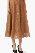 Orchid Embroidered Skirt