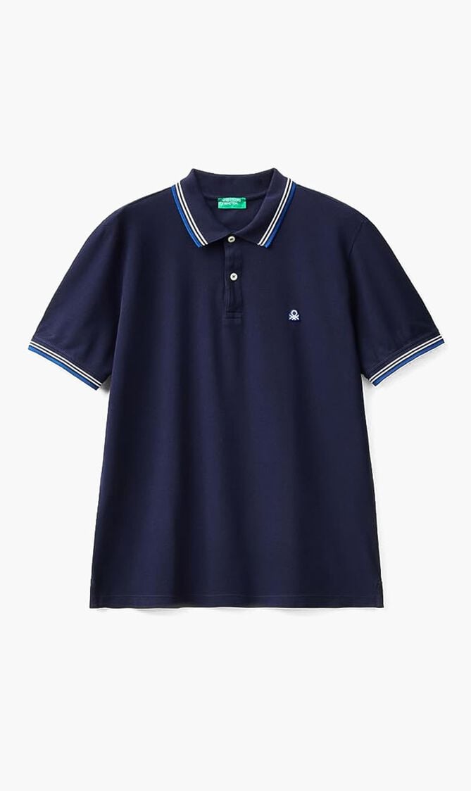 Stretch Cotton Polo Shirt