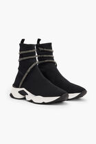 BLACK FABRICJET HEMATITE STRASS