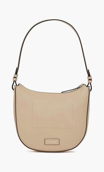 K Circle Moon perforated-logo shoulder bag