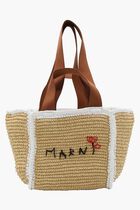 Raffia Effect Macram&eacute; Knitted Sillo Shopping Bag
