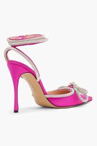 Double Bow Satin Pumps Double Bow Satin Pumps