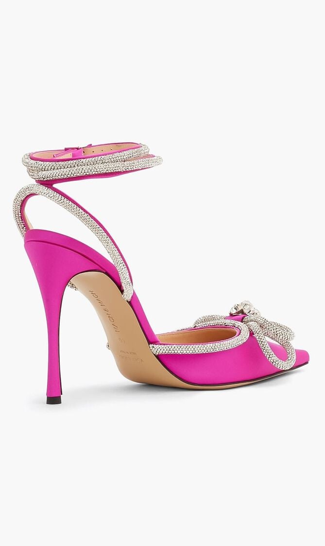 Double Bow Satin Pumps Double Bow Satin Pumps
