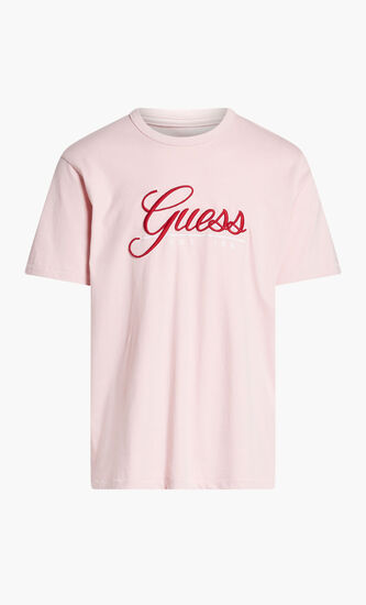 SS CN GUESS 3D EMBRO TEE