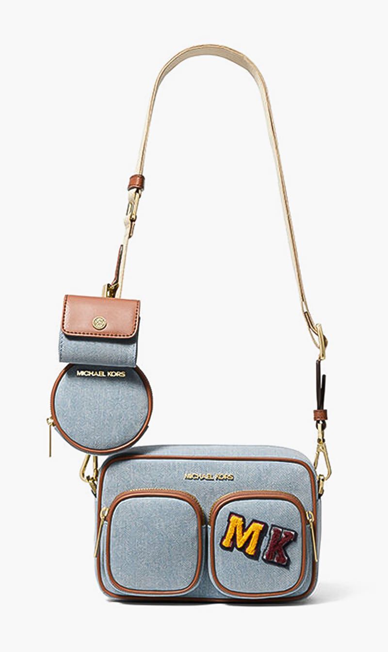 Michael kors canvas crossbody cheap