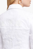 Embroidered Peplum Jacket