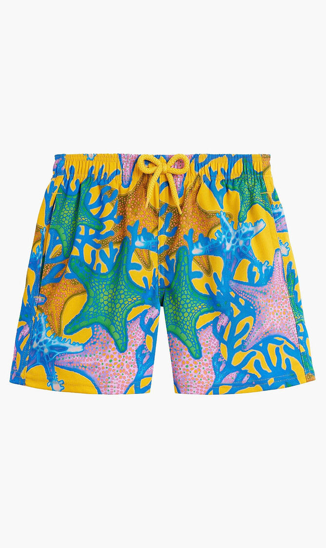 Glowed Stars Stretch Swim Shorts