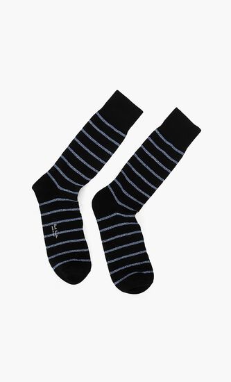 Striped Lurex Socks