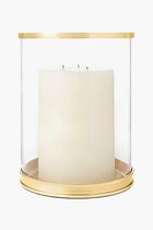 حامل الشموع البرونزي العصري هوريكين - بالحجم الصغير