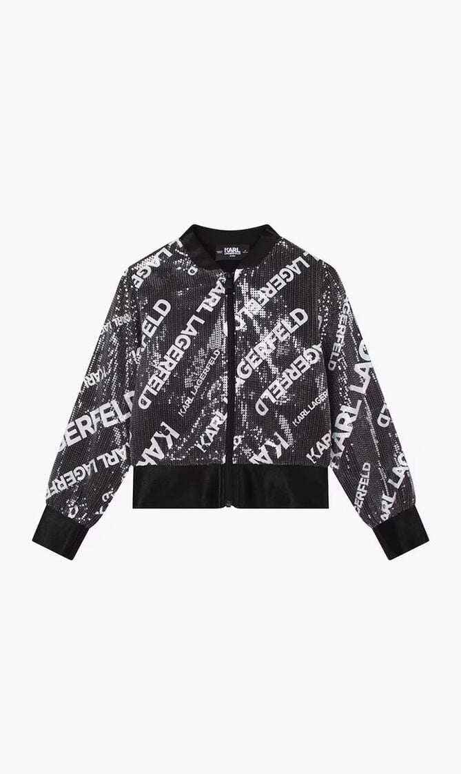 Sequin Bomber Jacket