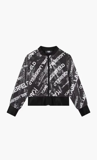 Sequin Bomber Jacket
