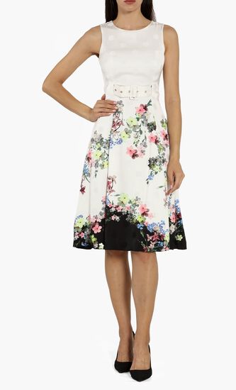 Camylle Pergola Belted Midi Dress