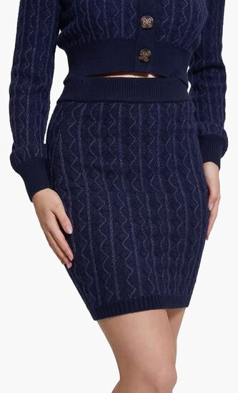 Tiffany Zig Zag Sweater Skirt