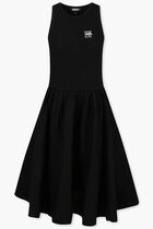 Black Dress For Girl With Logo