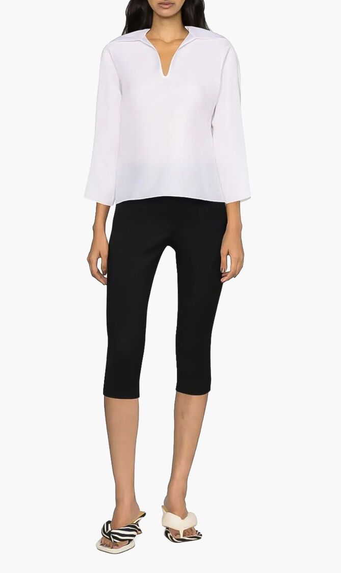 Crepe Cropped Pant