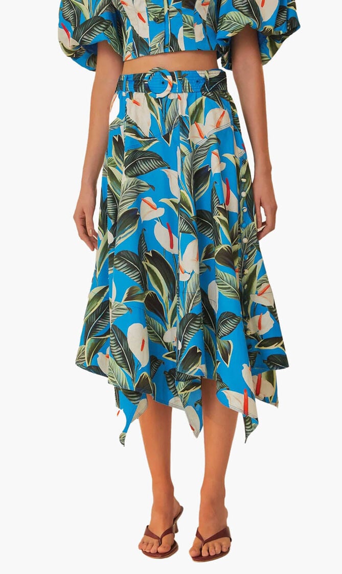 Anthurium Garden Midi Skirt Anthurium Garden Midi Skirt