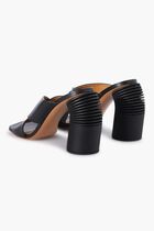 SPRING CRISS CROSS HIGH MULE BLACK BLACK