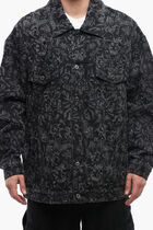TATTOO LASER OVER DEN JKT BLACK WHITE