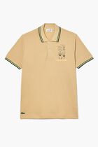 Embroidered Patent Cotton Polo Shirt