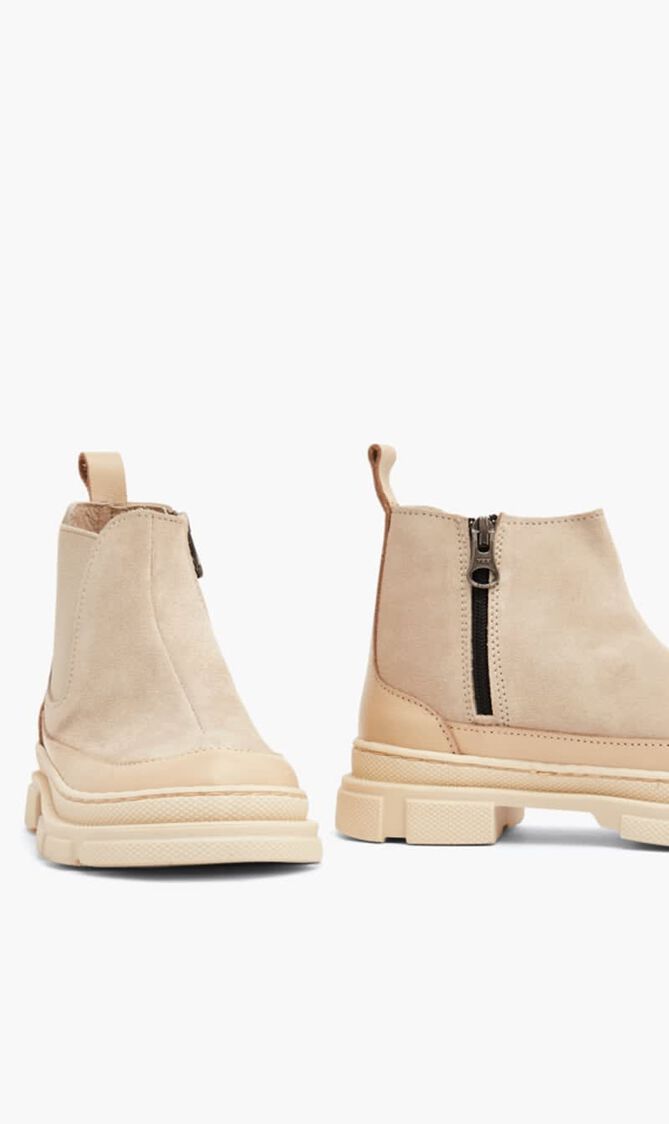 GAUCHO & SUEDE LEATHER CHELSEA BOOTS
