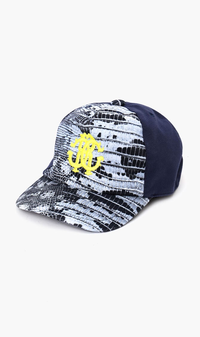 Buy ROBERTO CAVALLI Logo Embroidered Baseball Cap for SAR 275.00