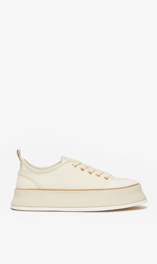 Canvas Platform Sneakers